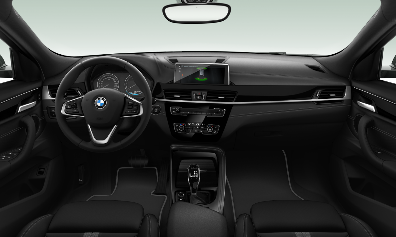 Interior of 2022 BMW X2 xDrive18d (F39), VIN WBAYK710405W22671