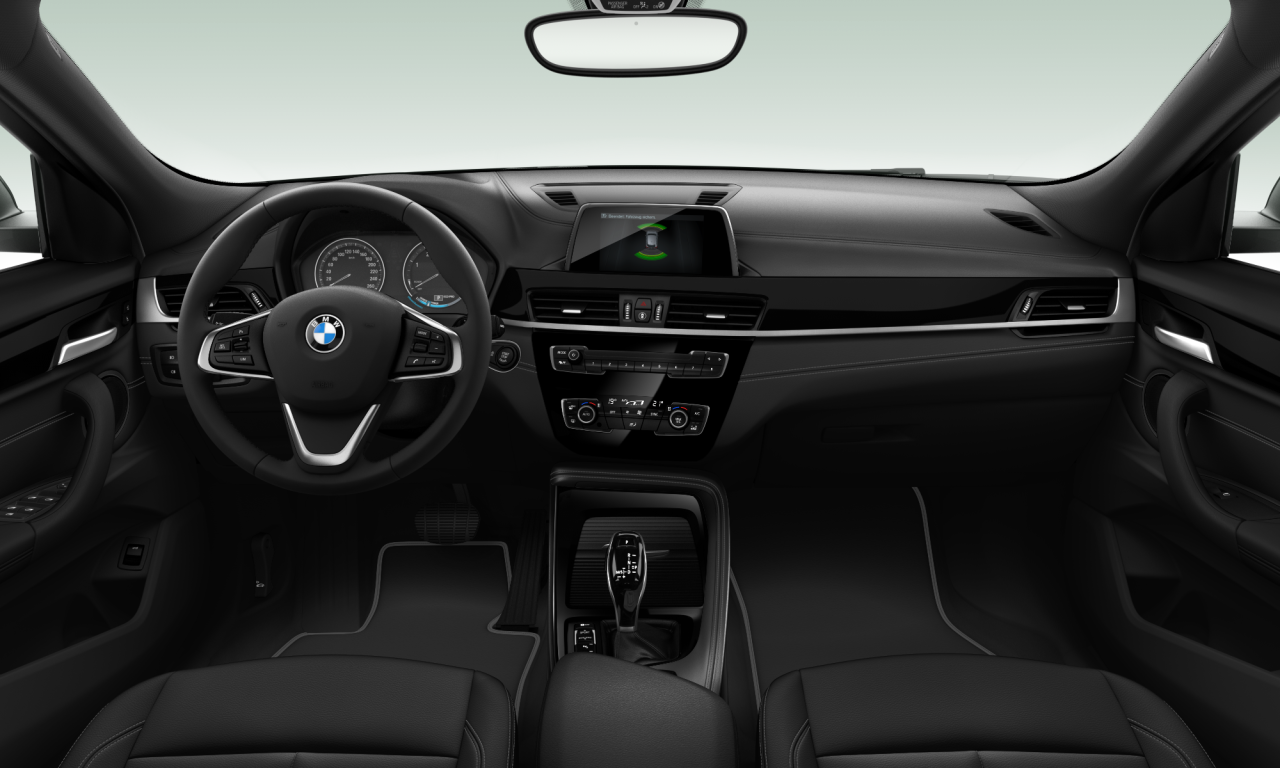 Interior of 2019 BMW X2 xDrive18d (F39), VIN WBAYK71060ET25496