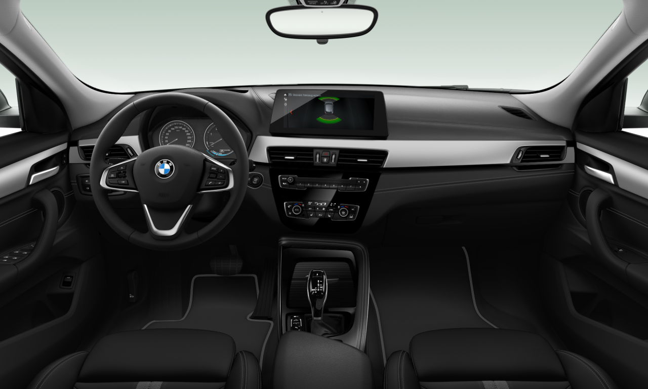 Interior of 2021 BMW X2 xDrive20d (F39), VIN WBAYL110405U30189