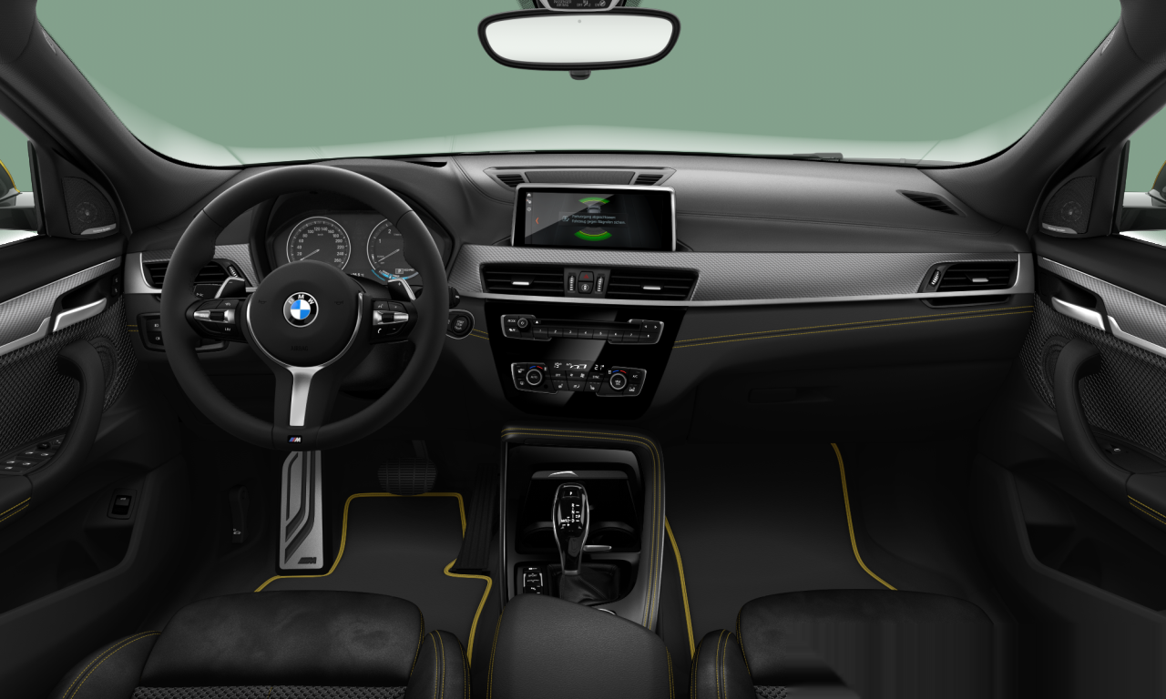 Interior of BMW X2 xDrive20d (F39), VIN WBAYL12060EA95907