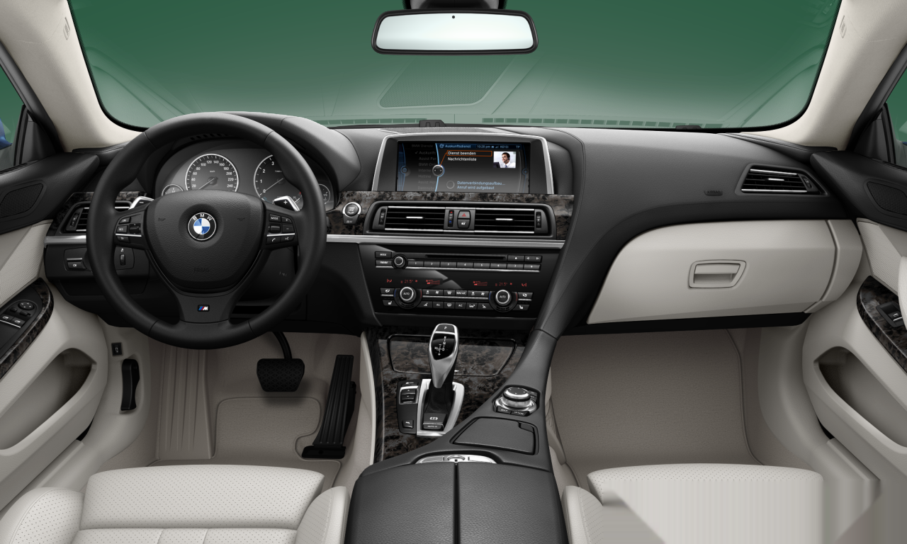 Interior of BMW 650i (F13), VIN WBAYM91090DV99366