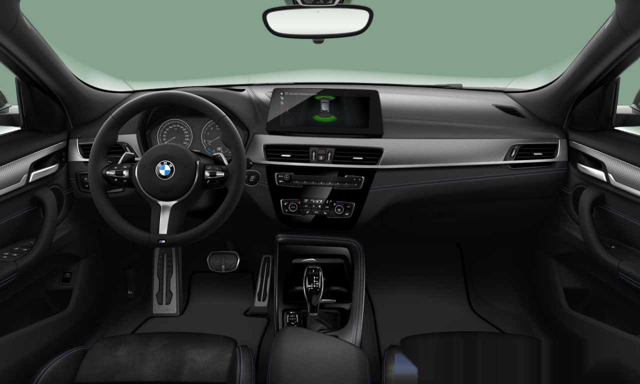 Interior of 2023 BMW X2 M35i (F39), VIN WBAYN110X05W93877