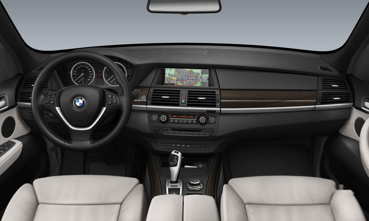 Interior of BMW X5 xDrive50i (E70 (MUE)), VIN WBAZV82050LL67007