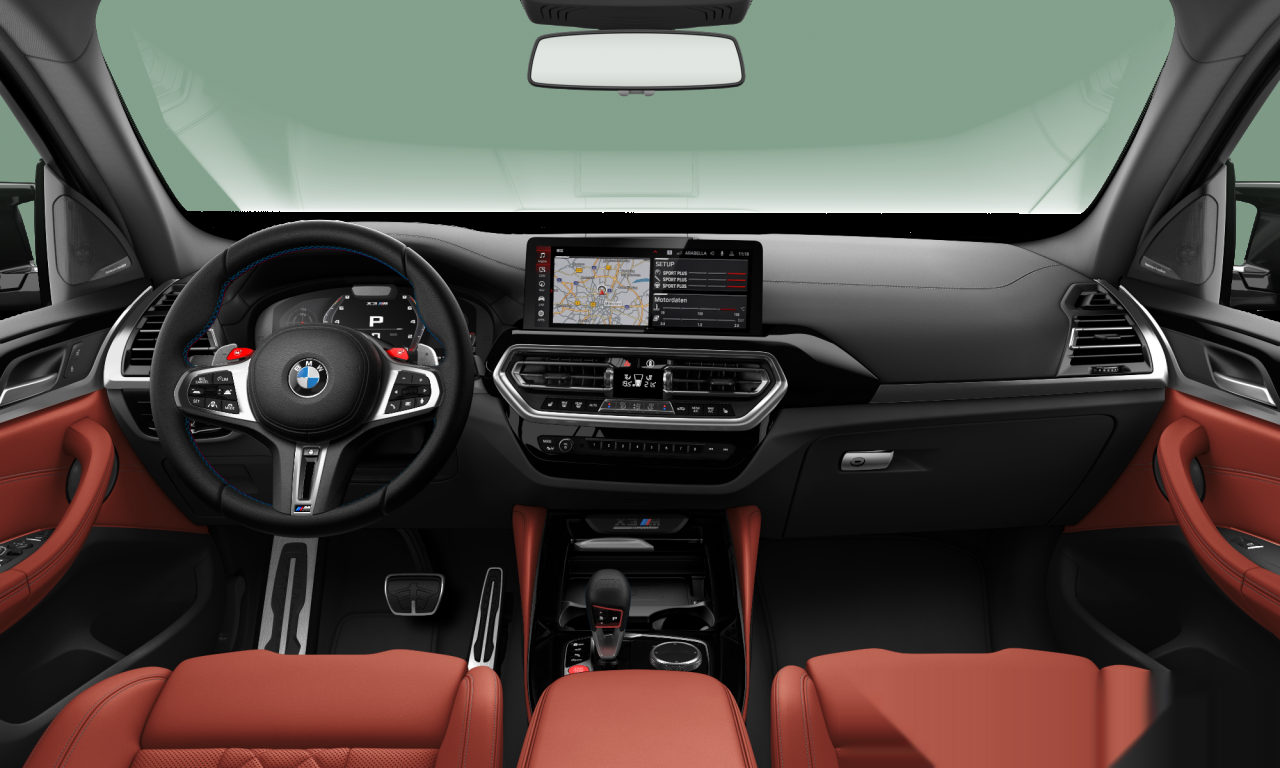 Interior of BMW X3 M (F97 (MUE)), VIN WBS11EC0009M61844