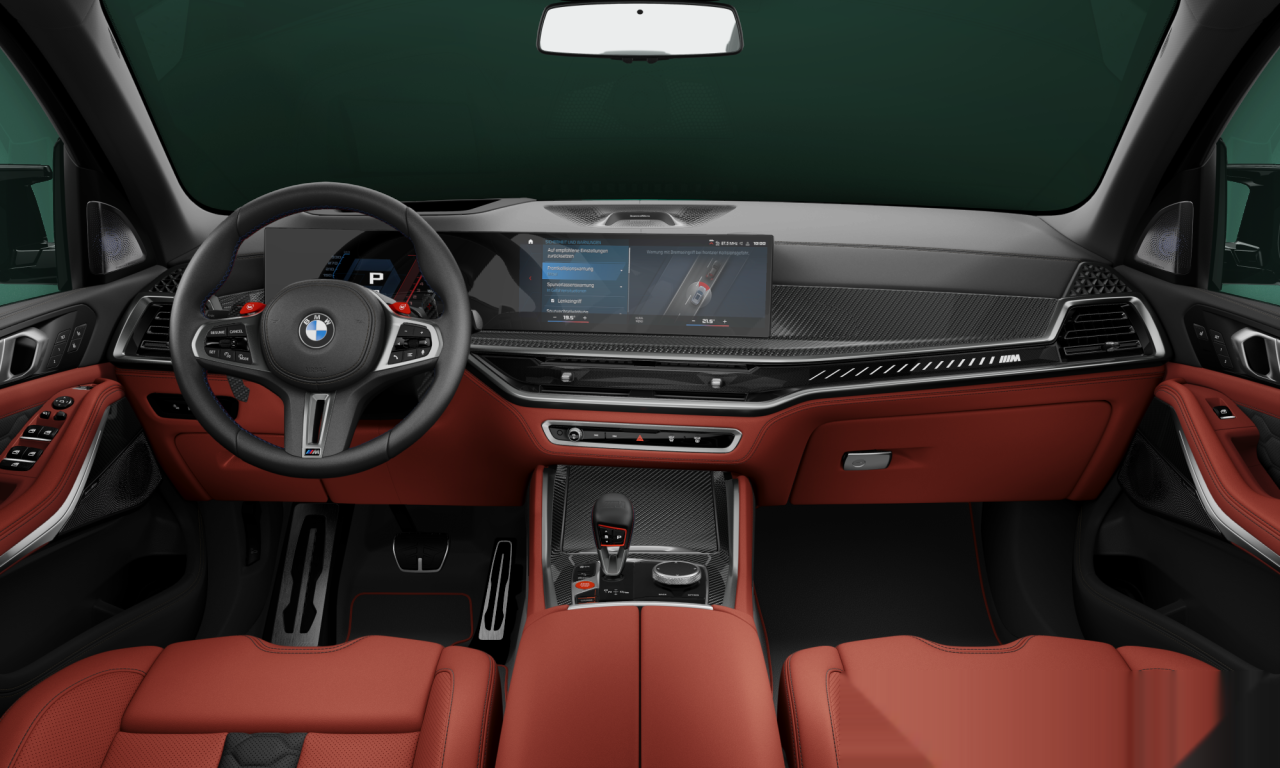 Interior of BMW X5 M Competition (F95 (MUE)), VIN WBS11ET00R9V68325