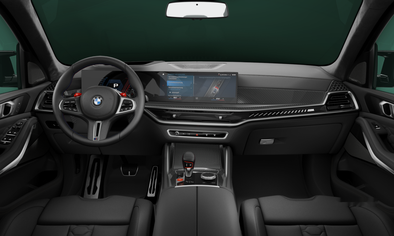 Interior of BMW X5 M Competition (F95 (MUE)), VIN WBS11ET0709X21981