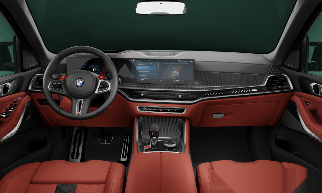 Interior of BMW X5 M Competition (F95 (MUE)), VIN WBS11ET0XR9S32472