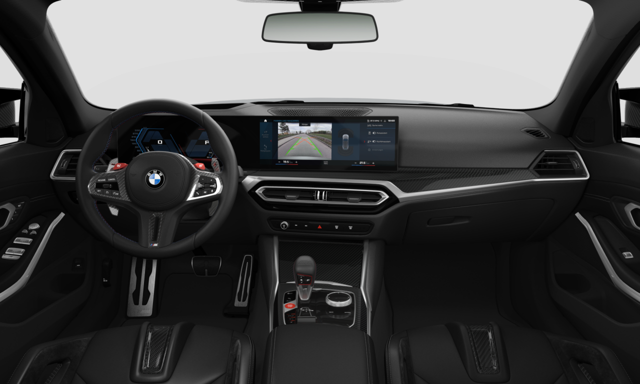 Interior of BMW M3 Competition M xDrive (G81), VIN WBS11GB070FT07033