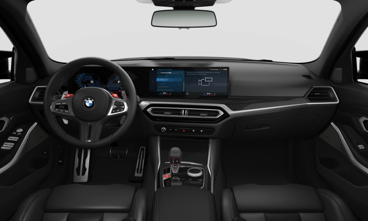 Interior of BMW M3 Competition M xDrive (G81), VIN WBS11GB090FT46190