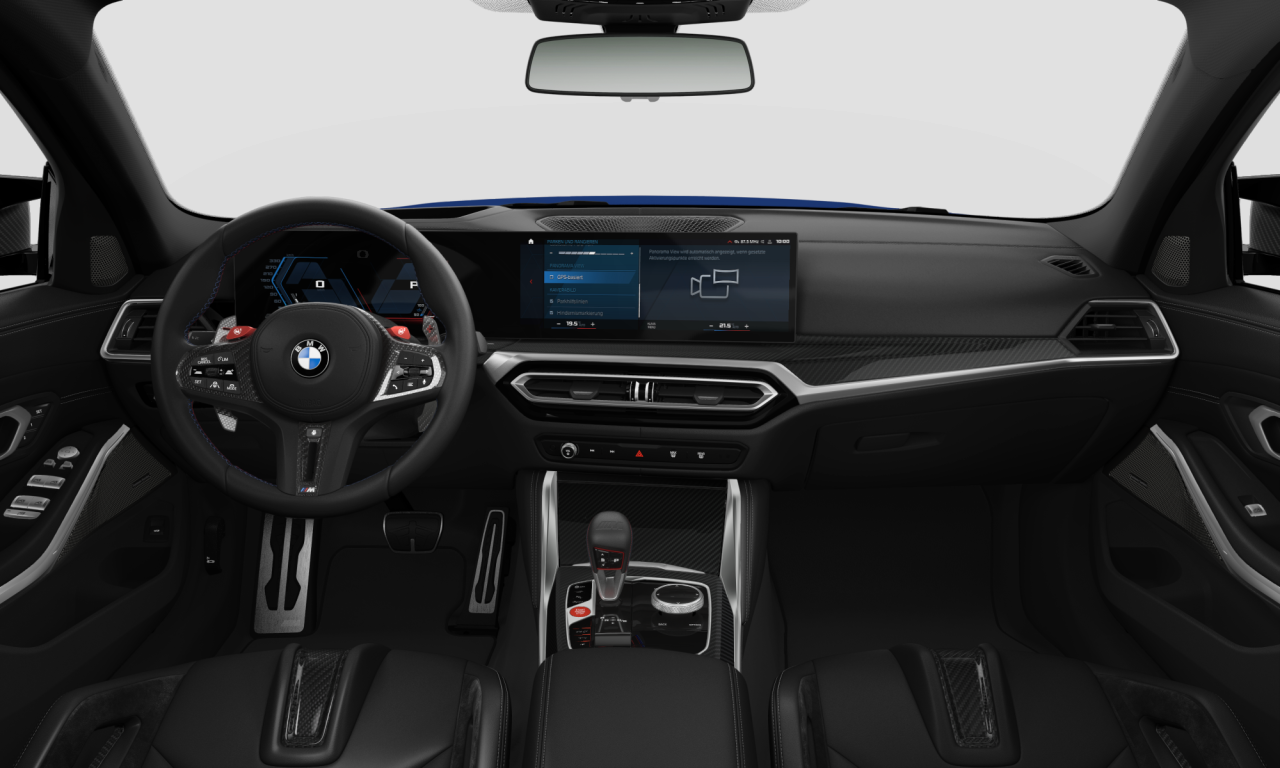 Interior of BMW M3 Competition M xDrive (G81), VIN WBS12GB030FR30064