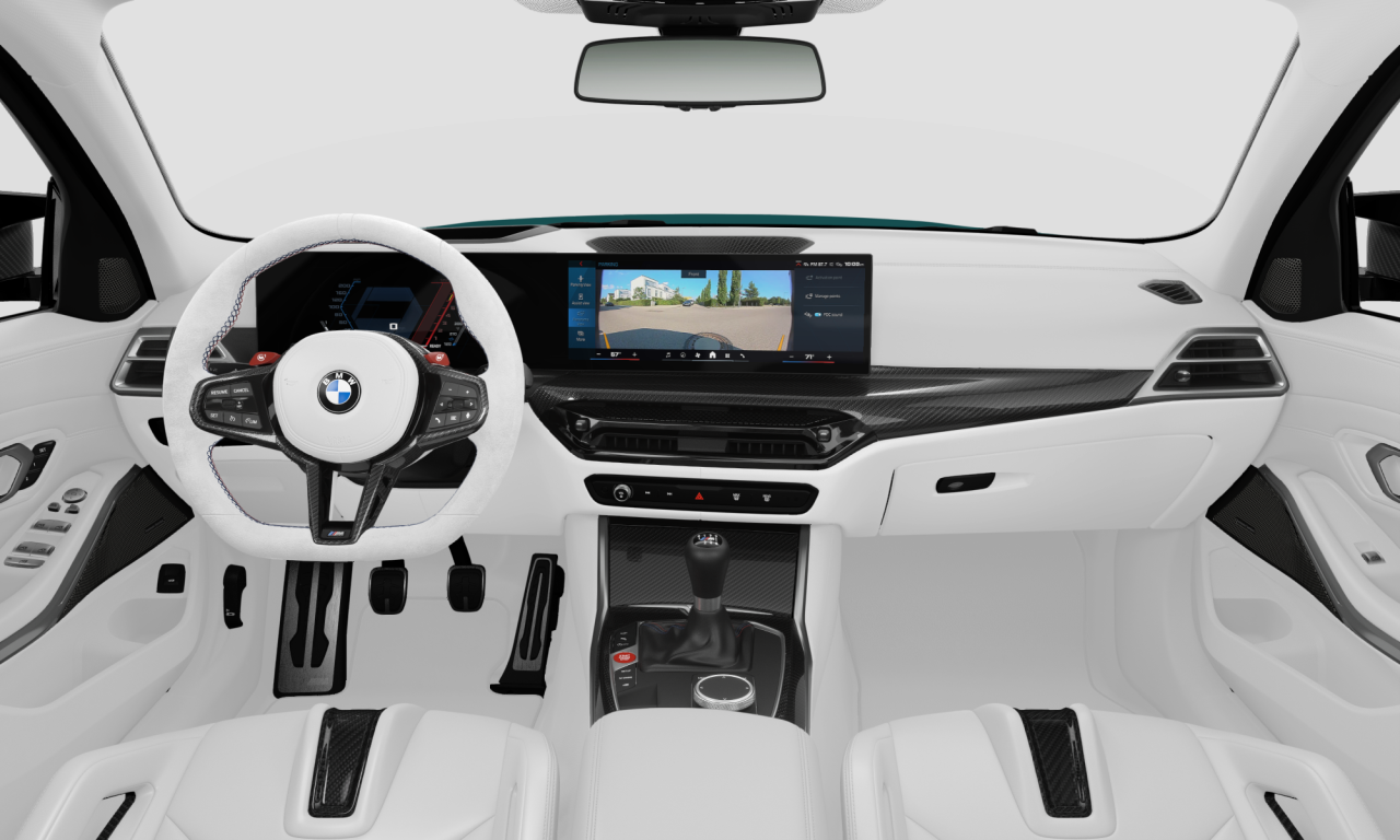 Interior of BMW M3 (G80 (MUE)), VIN WBS13HJ05VFX02157