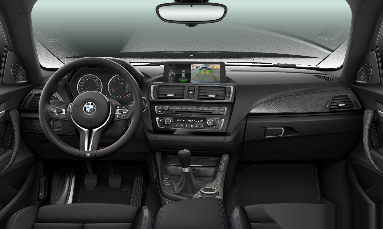 Interior of BMW M2 (F87), VIN WBS1H91030V915517