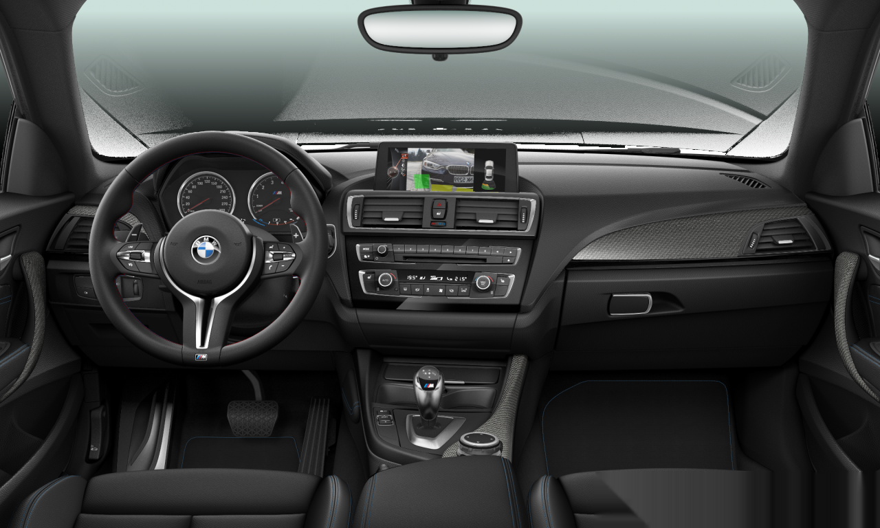Interior of BMW M2 (F87), VIN WBS1H91040V841816