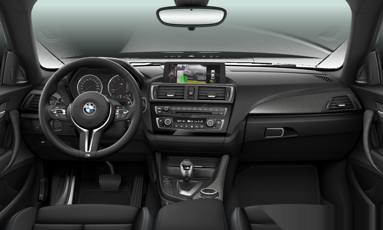 Interior of BMW M2 (F87), VIN WBS1H92070V790617