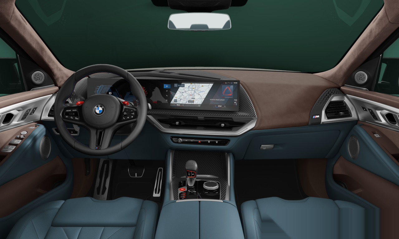 Interior of BMW XM (G09), VIN WBS21CS0409U30302