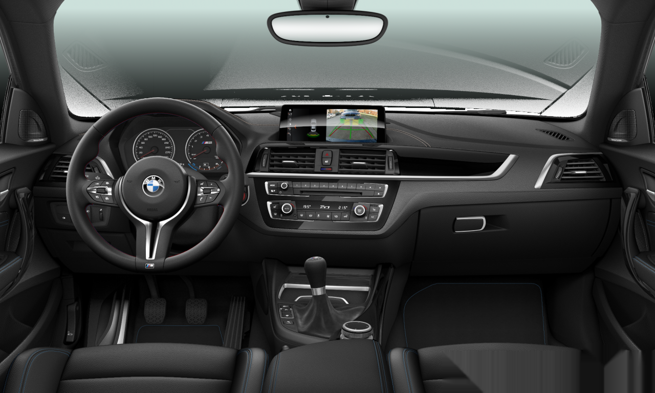Interior of 2020 BMW M2 CS (F87 (MUE)), VIN WBS2U720307G50866