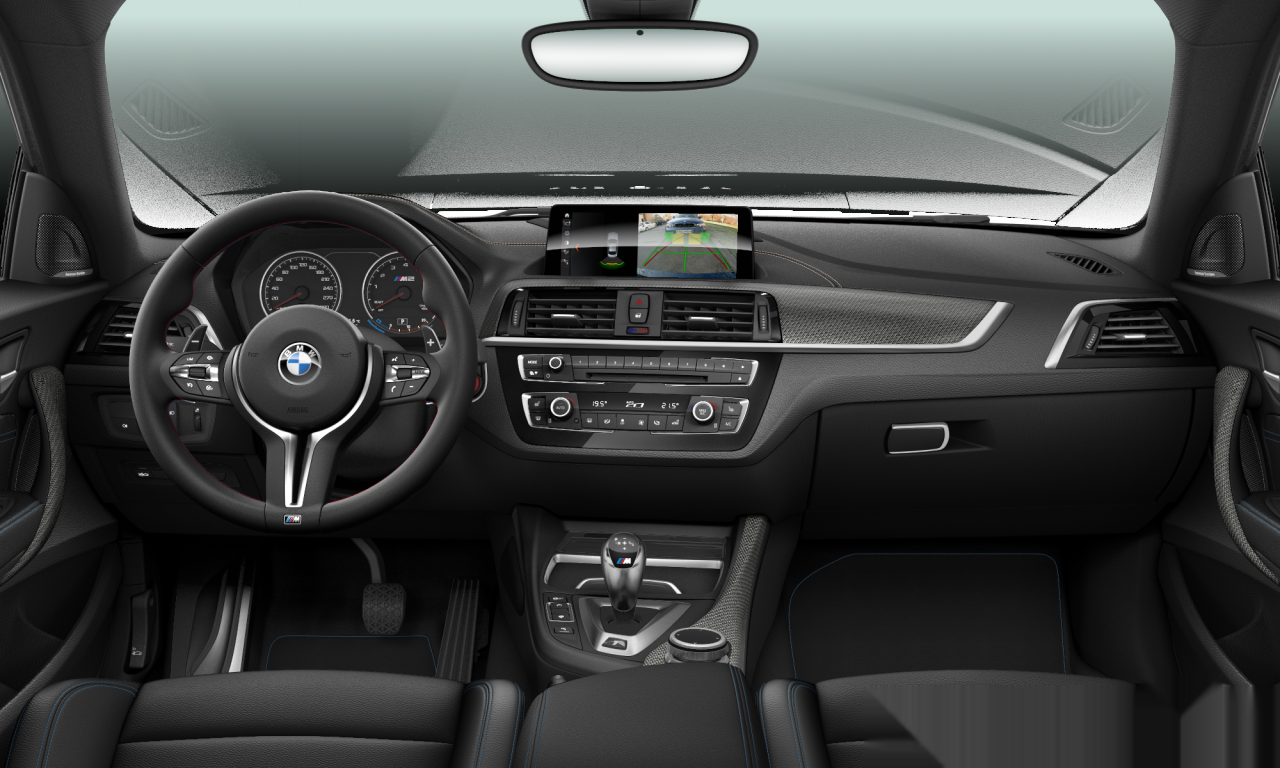 Interior of 2020 BMW M2 CS (F87 (MUE)), VIN WBS2U720407H12677