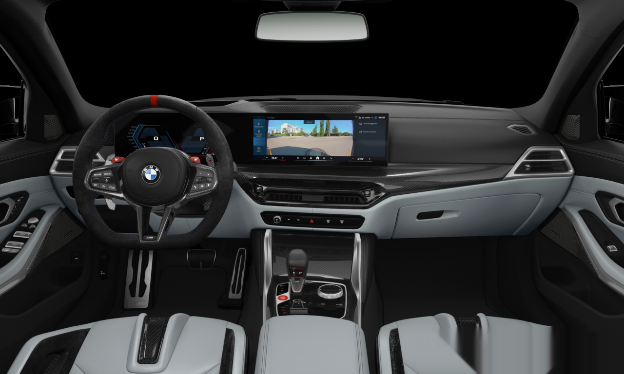 Interior of 2024 BMW M3 Competition M xDrive (G80 (MUE)), VIN WBS31HJ02SFU15336