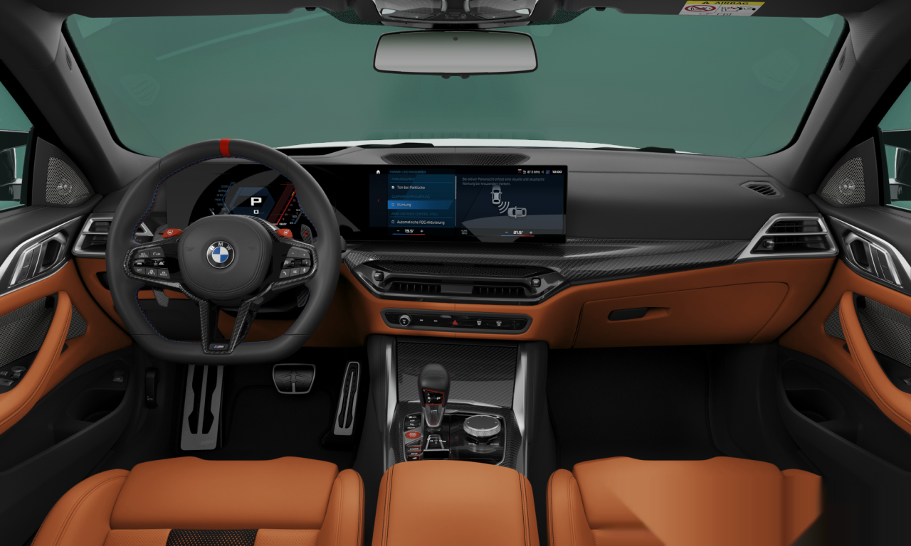 Interior of BMW M4 Competition M xDrive (G82 (MUE)), VIN WBS31HK090CS69501