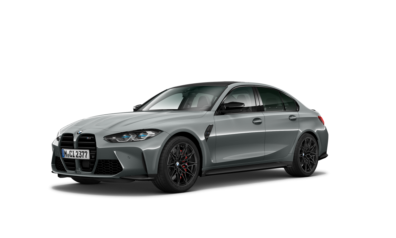 Exterior of 2021 BMW M3 Competition (G80), VIN WBS32AY050FL46956