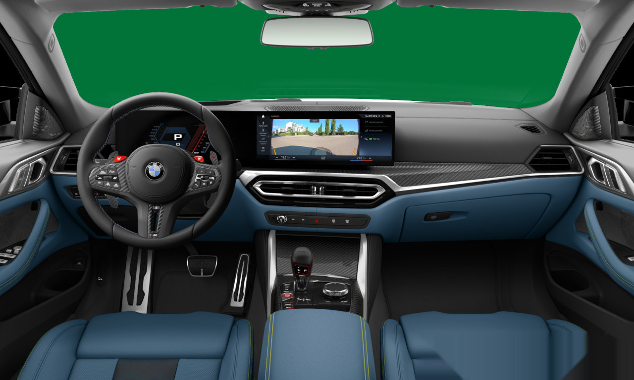 Interior of BMW M4 Competition M xDrive (G83), VIN WBS32BA060CN56757