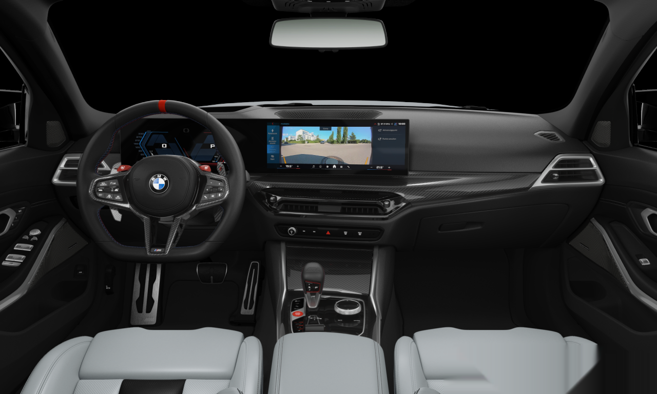Interior of BMW M3 Competition M xDrive (G80 (MUE)), VIN WBS32HJ000FT98191