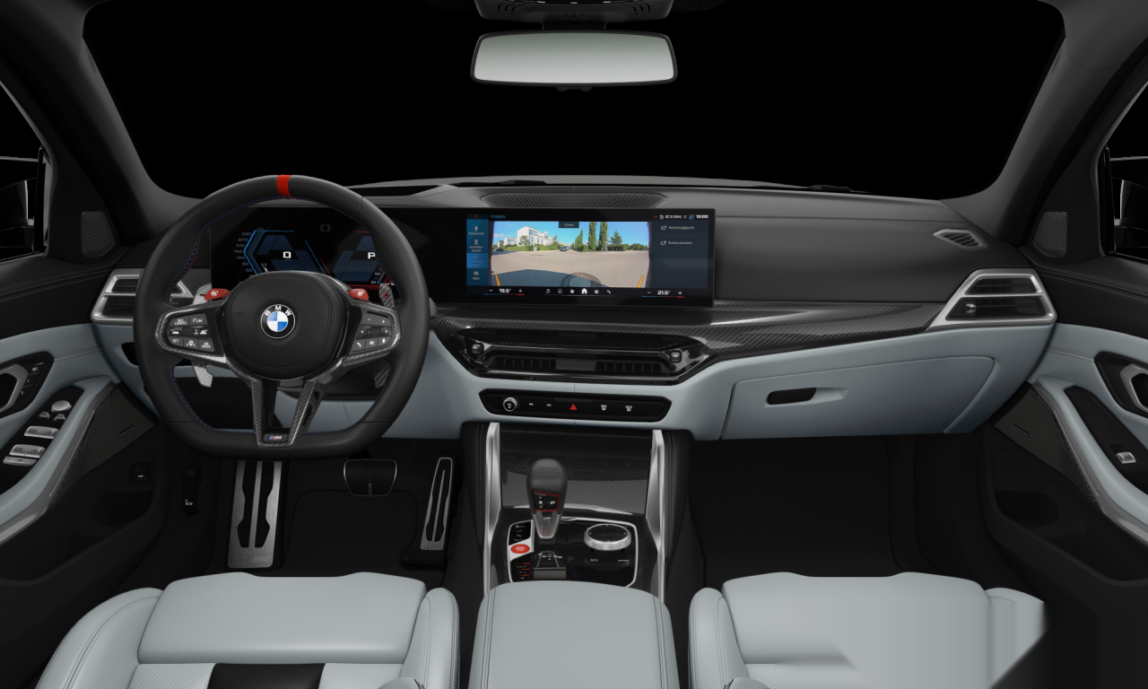 Interior of BMW M3 Competition M xDrive (G80 (MUE)), VIN WBS32HJ040FV29977