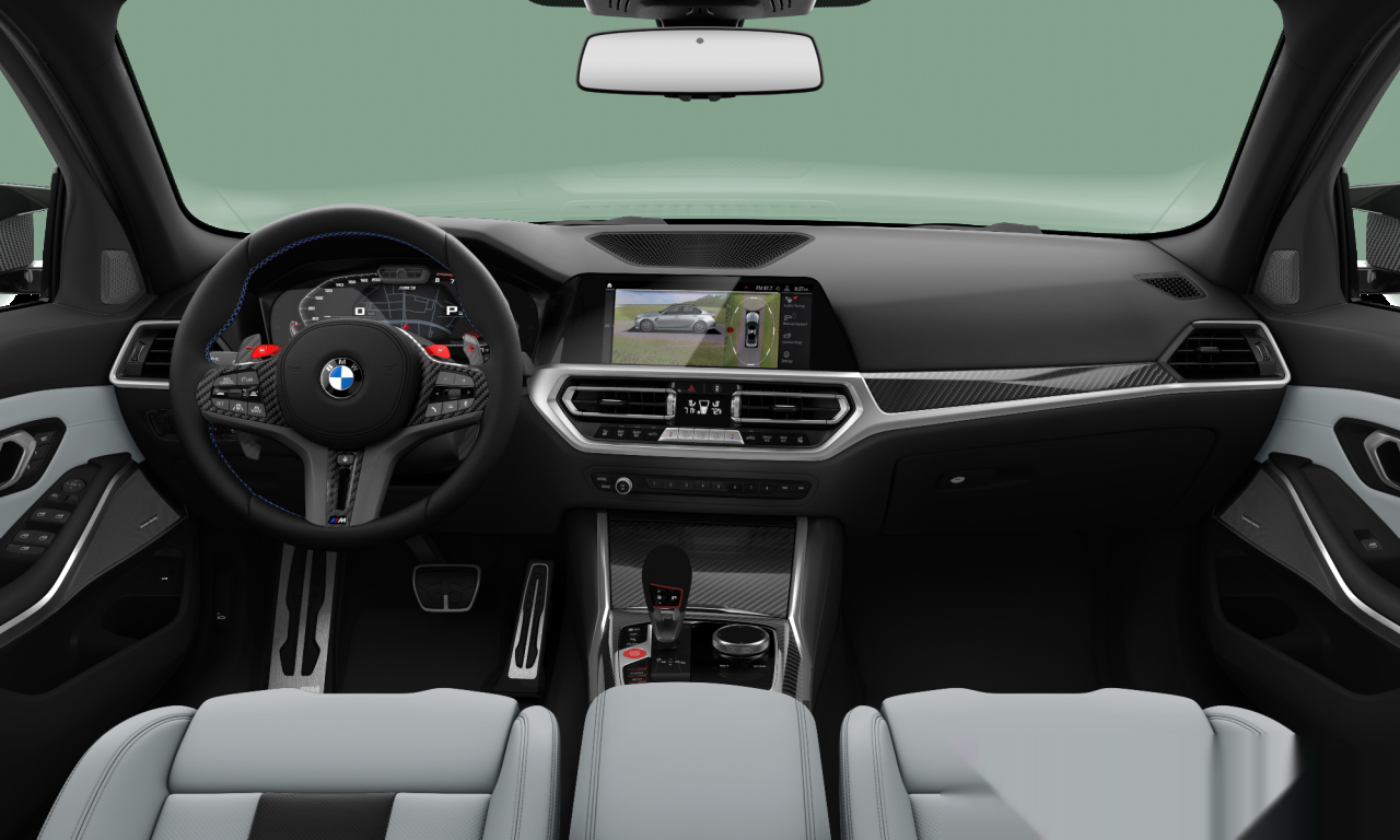 Interior of BMW M3 Competition (G80), VIN WBS33AY02MFL56959