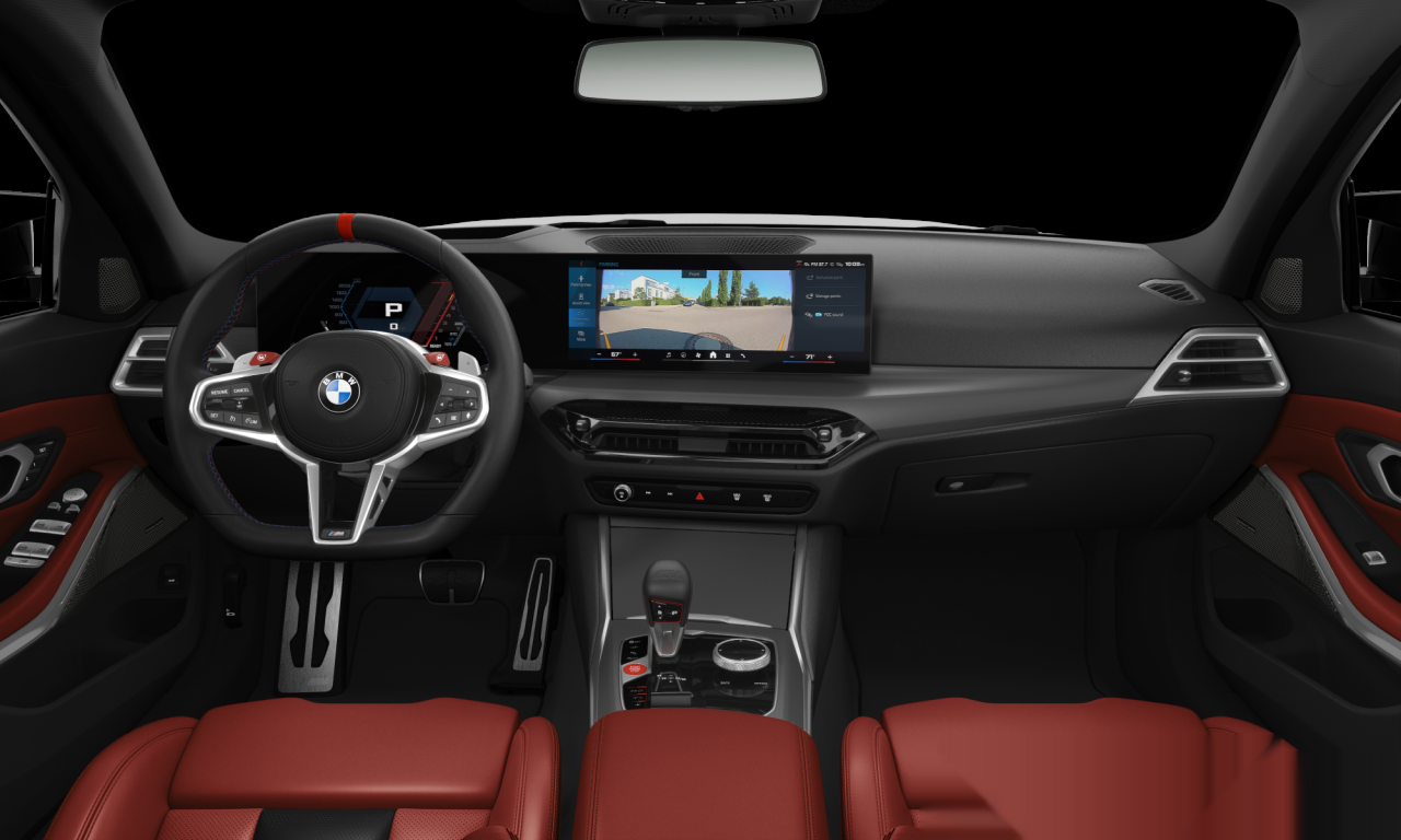 Interior of 2025 BMW M3 Competition M xDrive (G80 (MUE)), VIN WBS33HJ04TFV51558