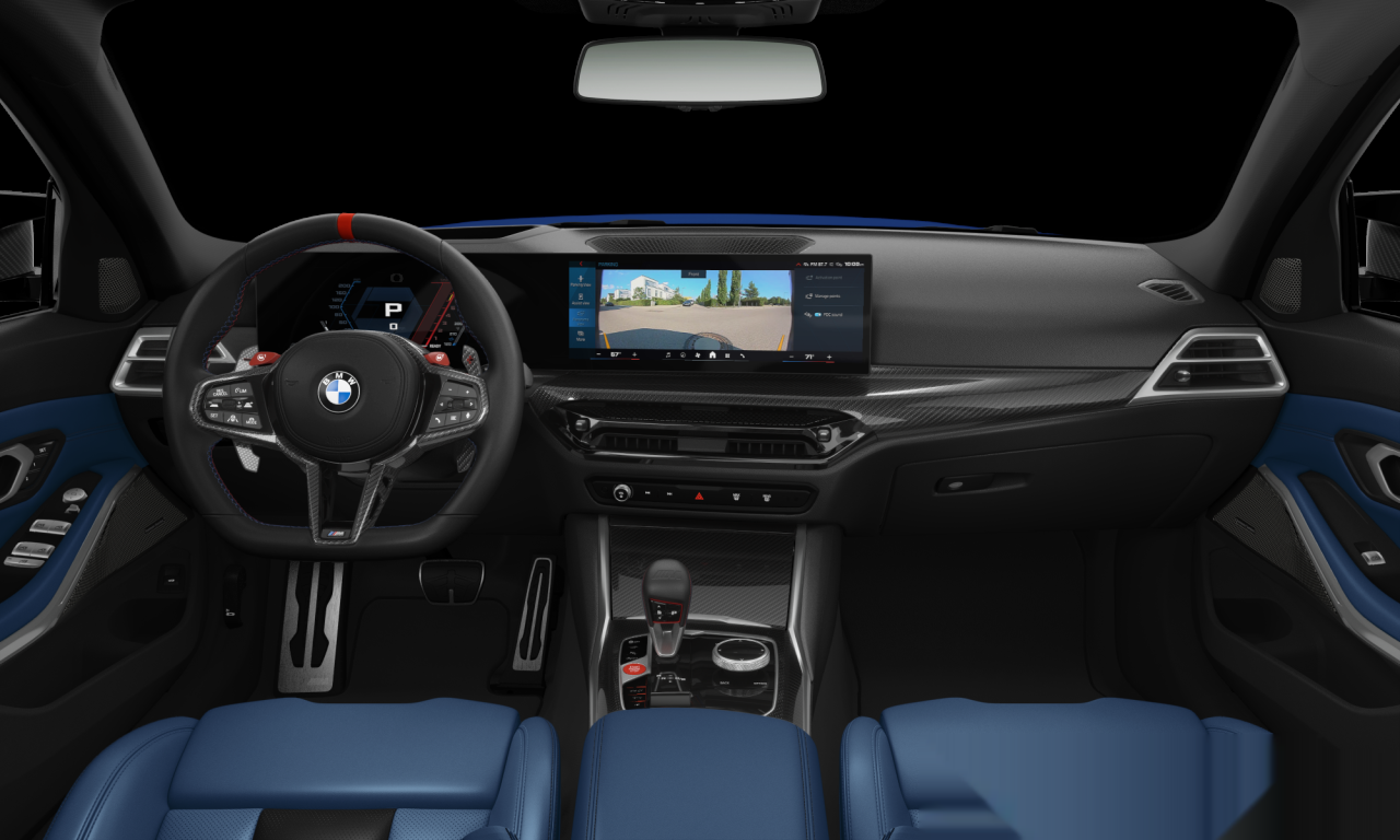 Interior of BMW M3 Competition M xDrive (G80 (MUE)), VIN WBS33HJ08SFU68231