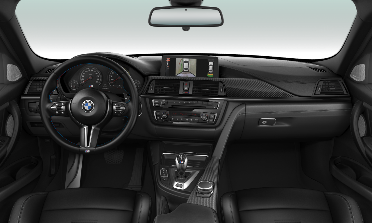 Interior of 2015 BMW M3 (F80), VIN WBS3C920305A39802