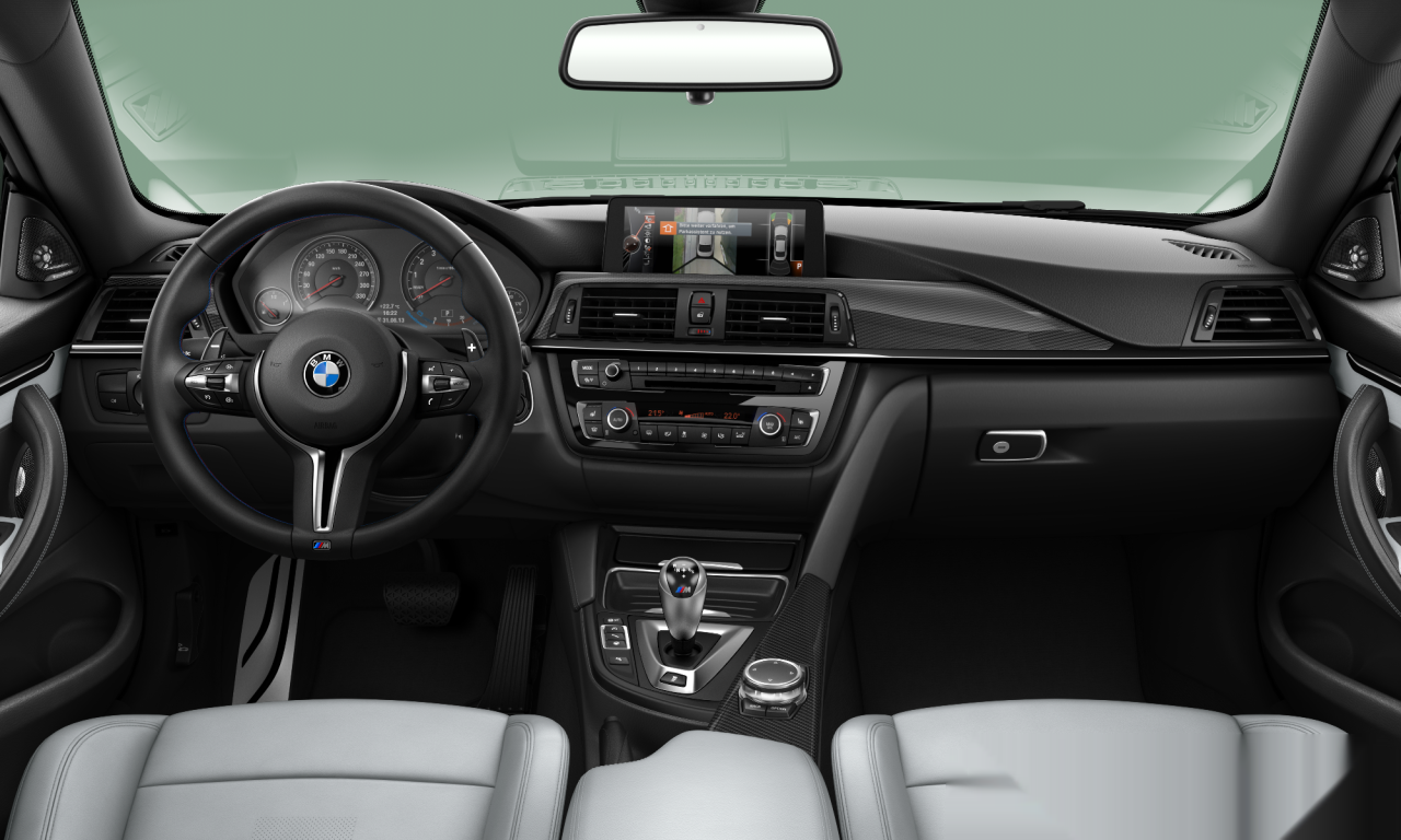 Interior of 2015 BMW M4 (F82), VIN WBS3R92020K342261