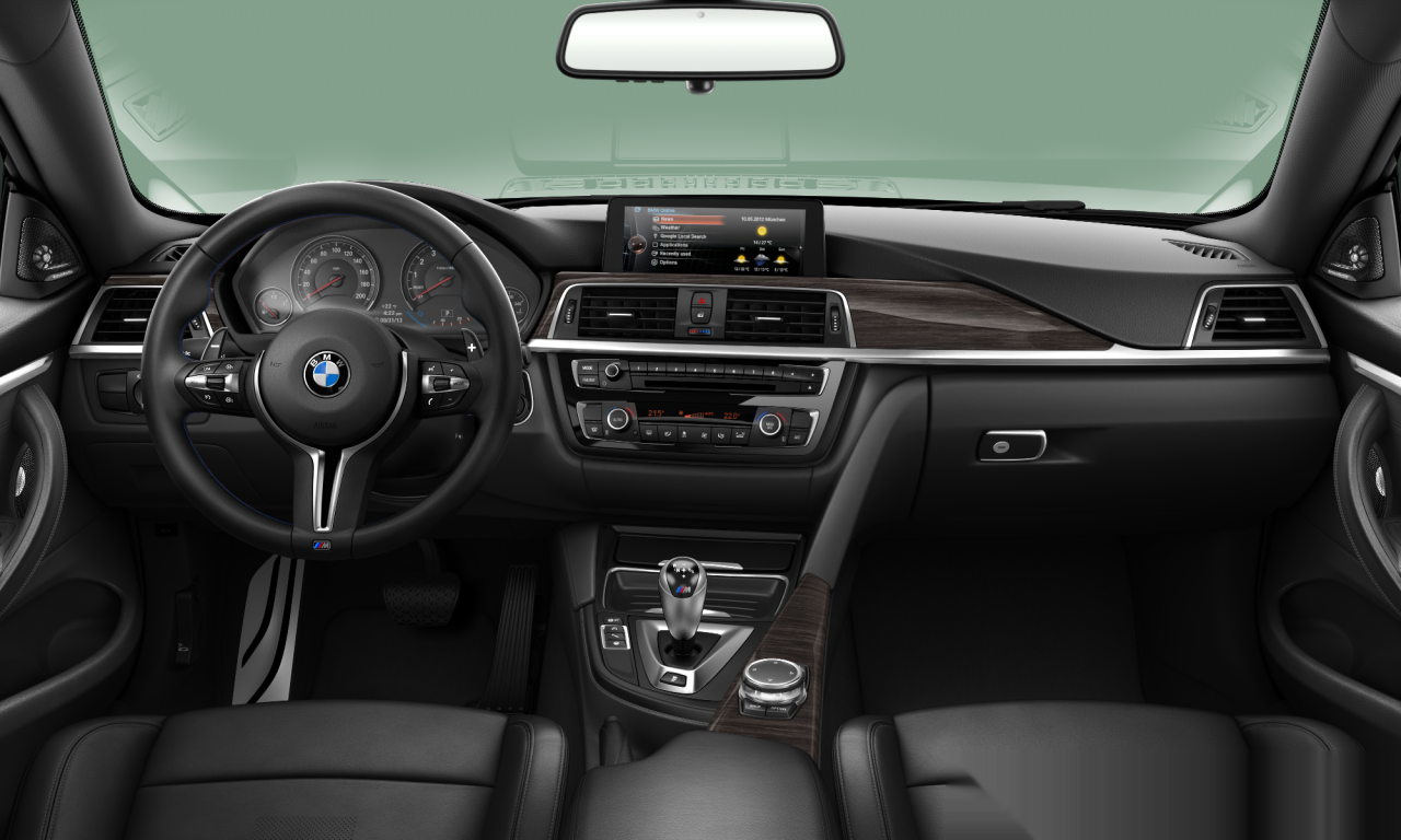 Interior of 2015 BMW M4 (F82), VIN WBS3R9C50GK336818
