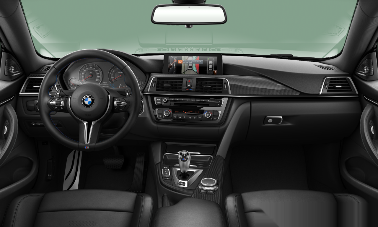 Interior of BMW M4 (F82), VIN WBS3R9C55GK336331