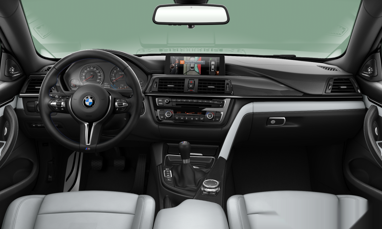 Interior of BMW M4 (F82), VIN WBS3R9C5XFK329437