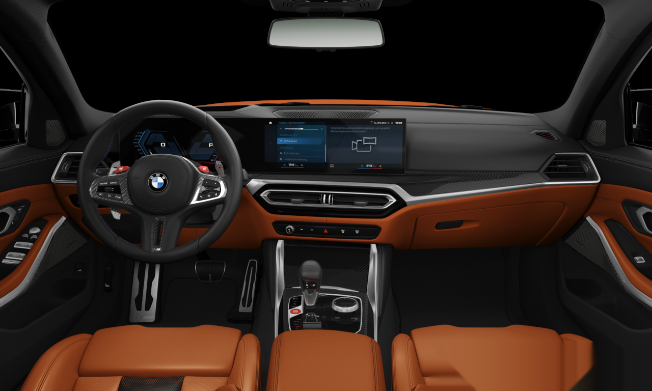 Interior of 2023 BMW M3 Competition M xDrive (G80), VIN WBS41AY060FR17054