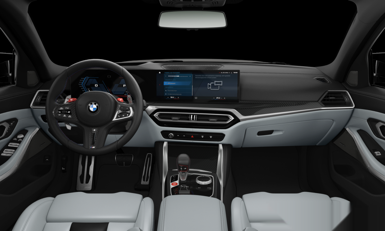 Interior of 2024 BMW M3 Competition M xDrive (G80), VIN WBS42AY000FT45458