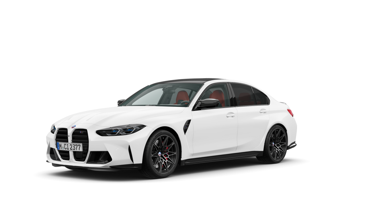 Exterior of 2022 BMW M3 Competition M xDrive (G80), VIN WBS42AY010FN71721