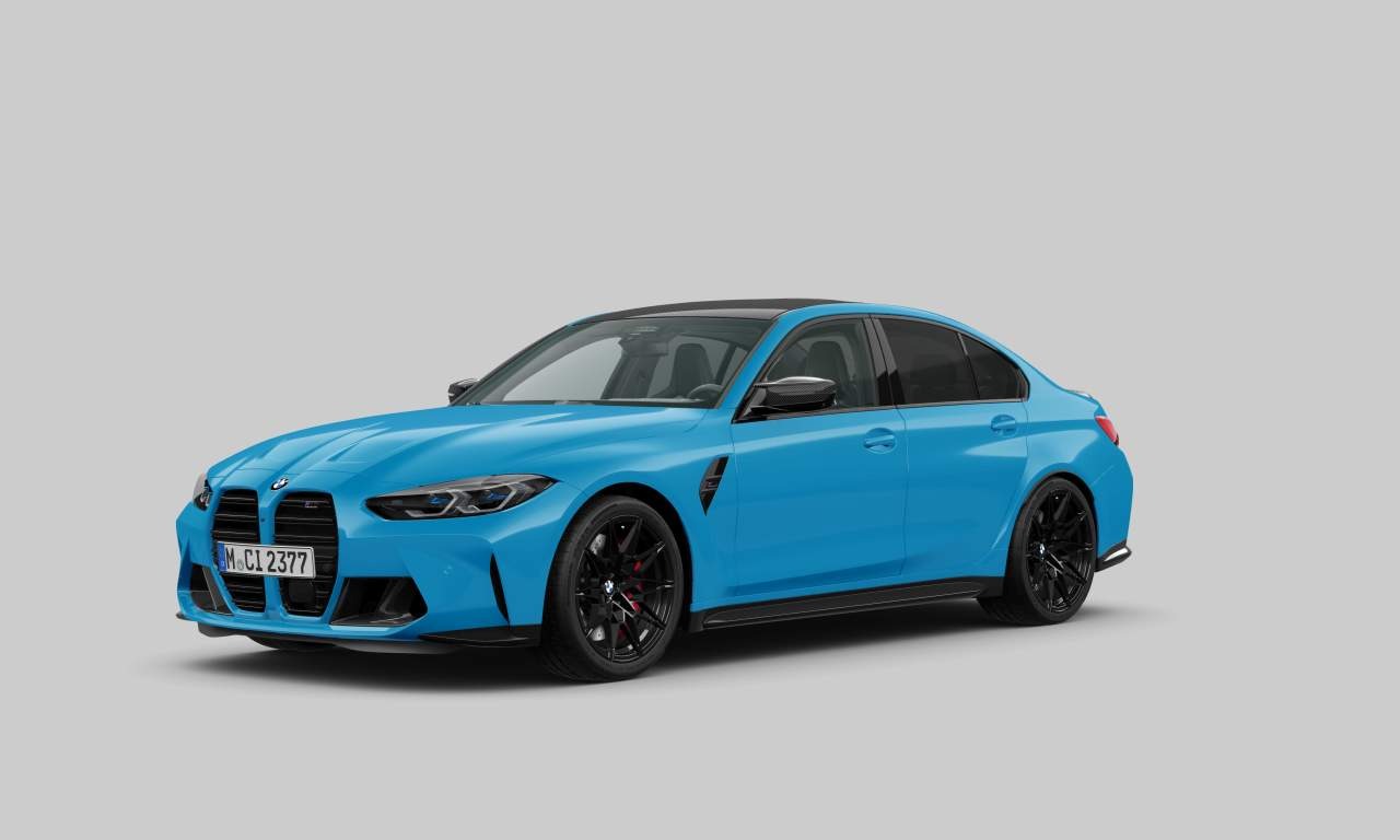Exterior of 2023 BMW M3 Competition M xDrive (Sedan (4 Doors)), VIN WBS42AY020FS45314