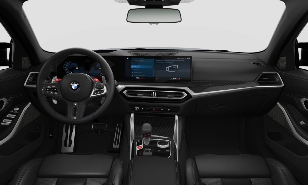 Interior of BMW M3 Competition M xDrive (G80), VIN WBS42AY030FT34616