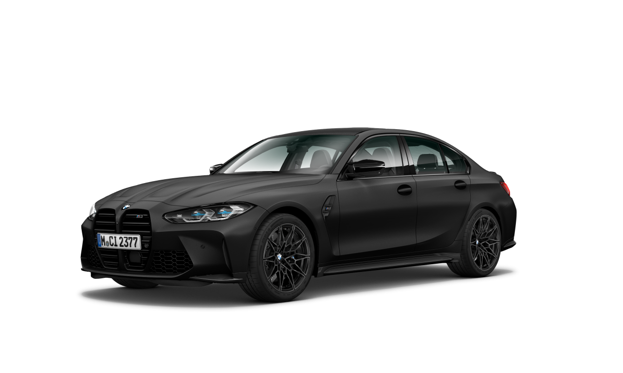 Exterior of 2021 BMW M3 Competition M xDrive (G80), VIN WBS42AY060FL80733