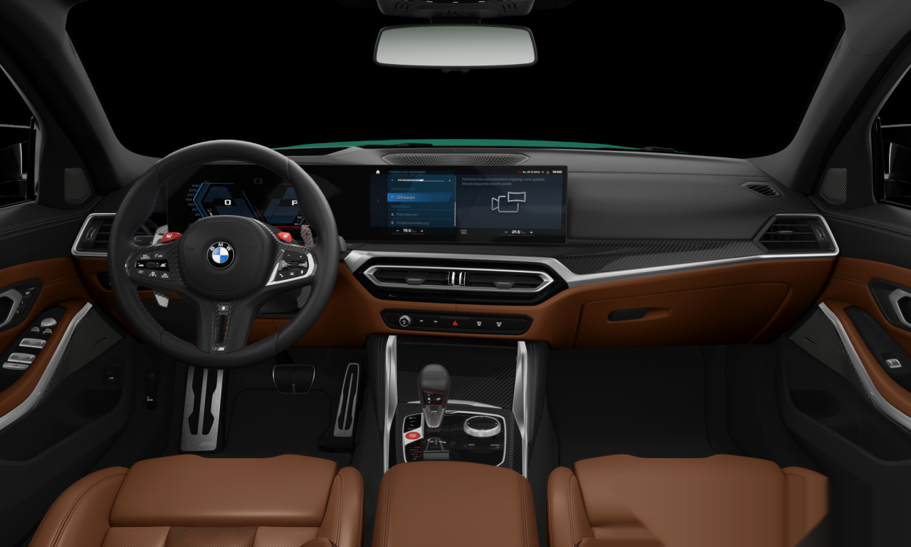 Interior of 2024 BMW M3 Competition M xDrive (G80), VIN WBS42AY090FT54725