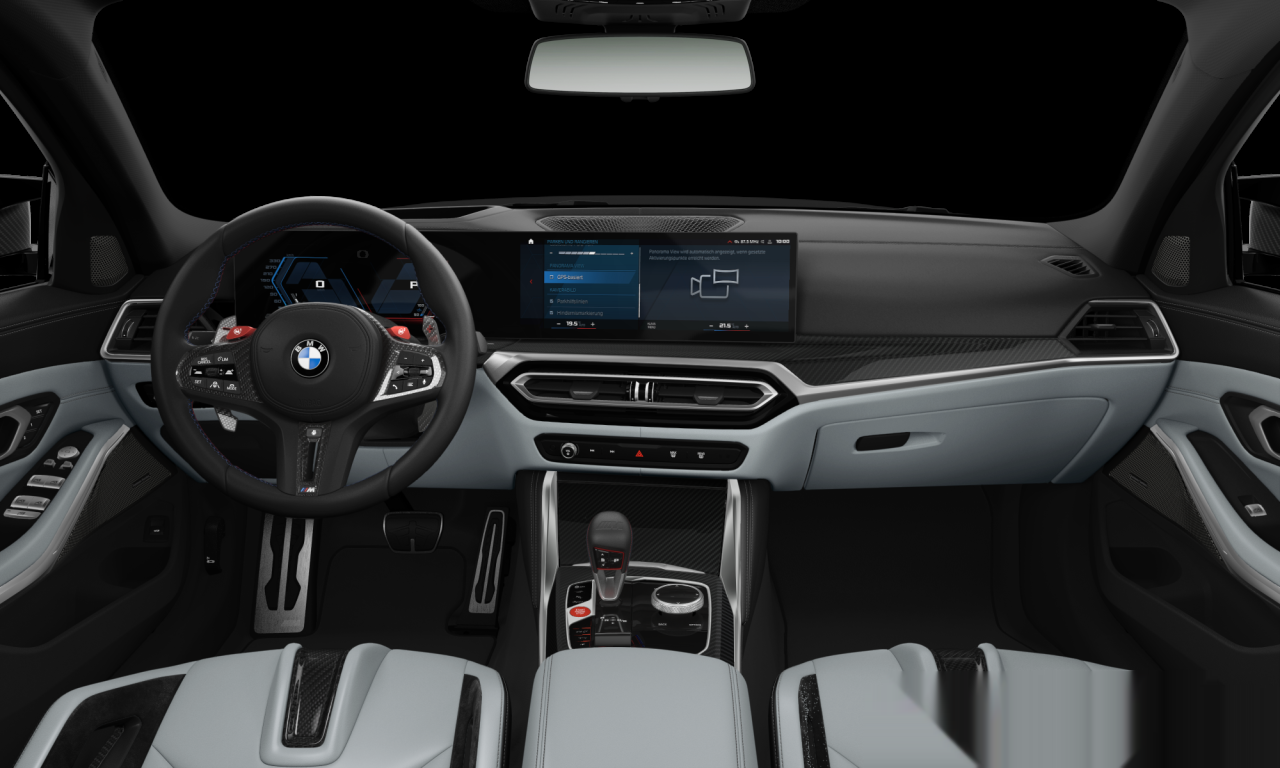 Interior of 2024 BMW M3 Competition M xDrive (G80), VIN WBS42AY0X0FT00673