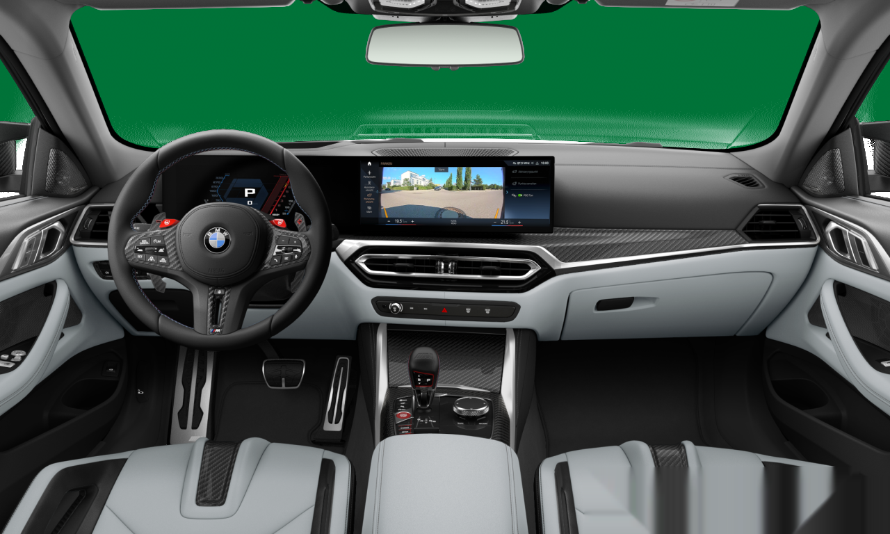 Interior of 2023 BMW M4 Competition M xDrive (G82), VIN WBS42AZ010CP07636