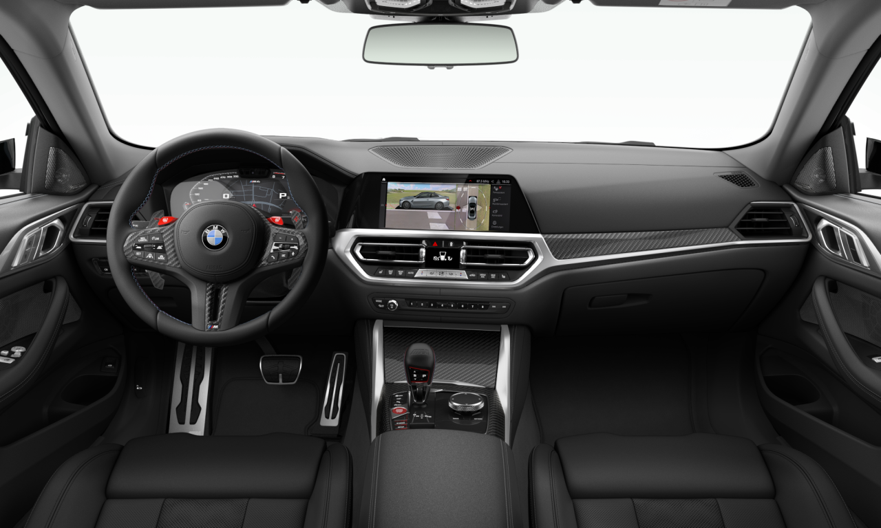Interior of 2022 BMW M4 Competition M xDrive (G82), VIN WBS42AZ020CL56929