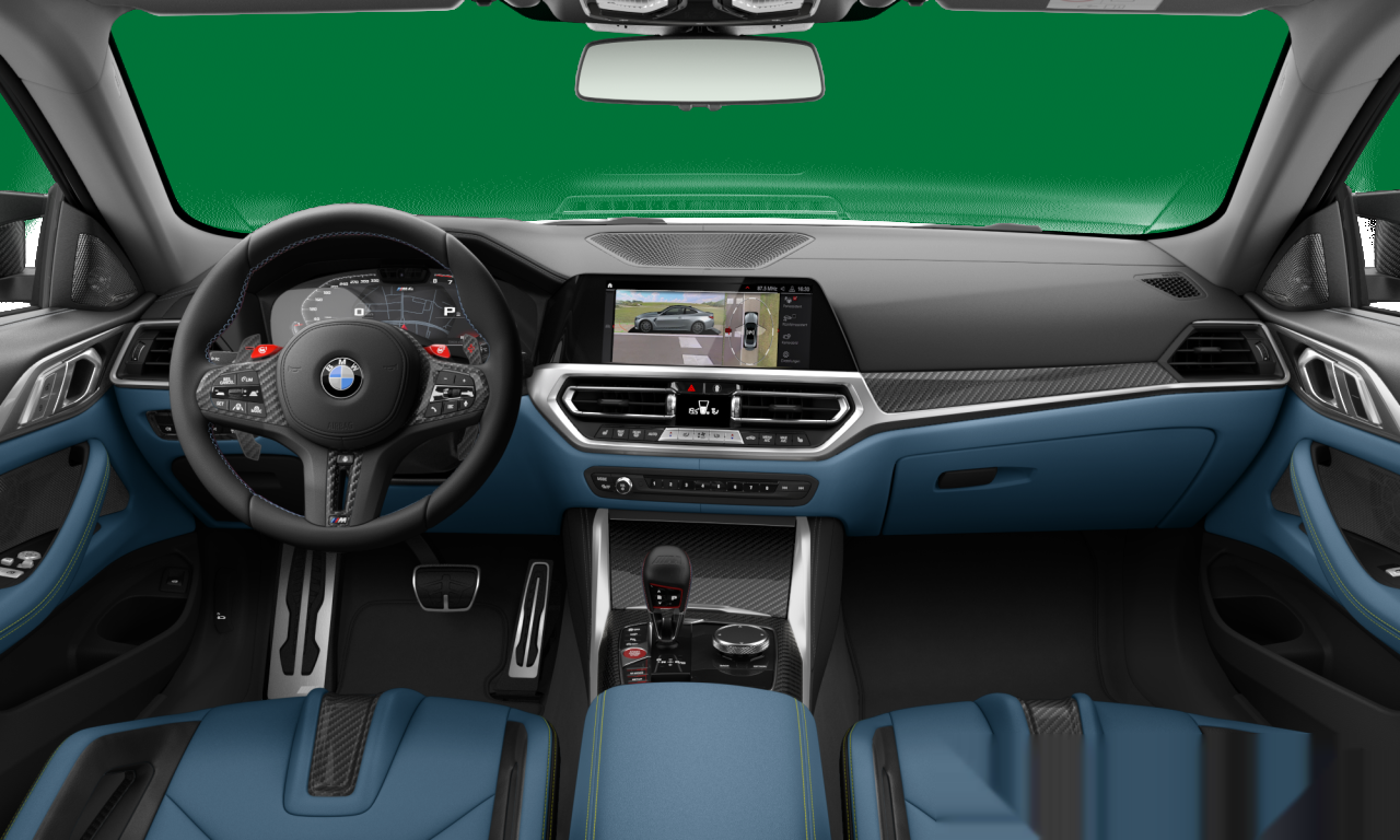 Interior of 2021 BMW M4 Competition M xDrive (G82), VIN WBS42AZ060CJ15097