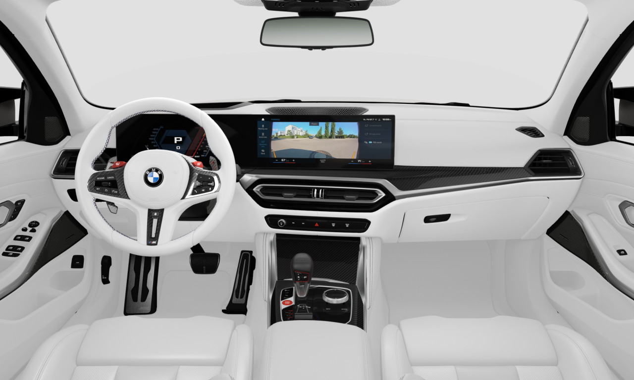 Interior of BMW M3 Competition M xDrive (G80), VIN WBS43AY02PFN85456