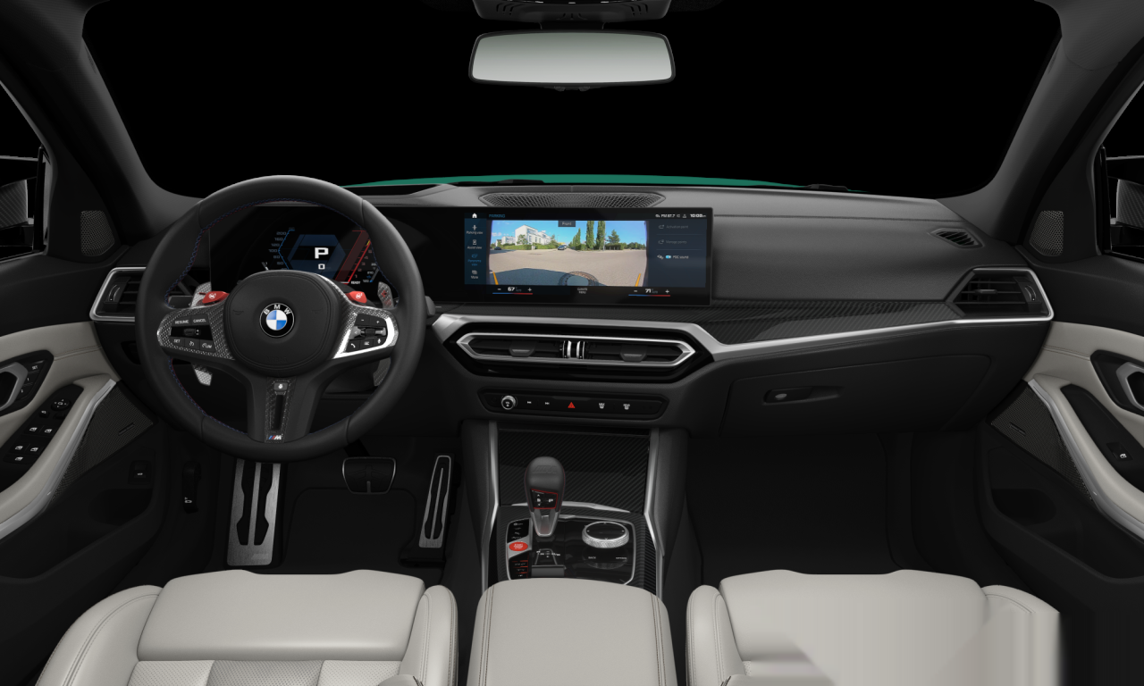 Interior of BMW M3 Competition M xDrive (G80), VIN WBS43AY03RFS25678