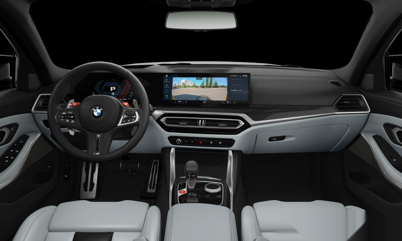 Interior of BMW M3 Competition M xDrive (G80), VIN WBS43AY06RFS07837