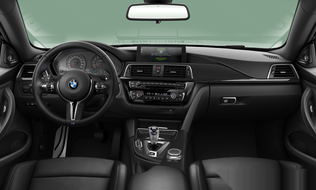 Interior of 2017 BMW M4 (F82 (MUE)), VIN WBS4Y91090AC52879